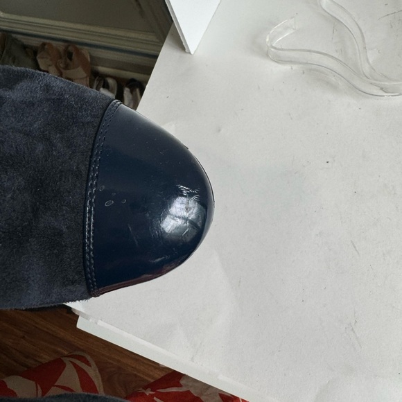 Calvin Klein Kristi Blue Suede Ankle Boots. Size 6.5 - Picture 11 of 11